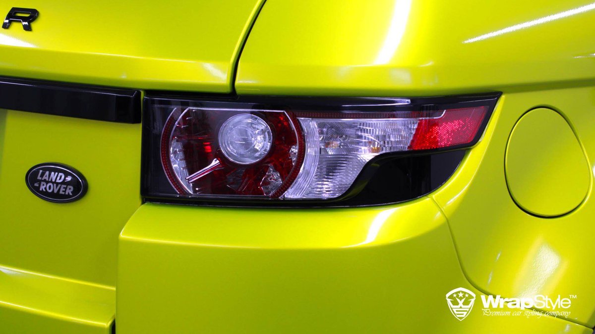 Range Rover Evoque - Lime Green wrap - img 2