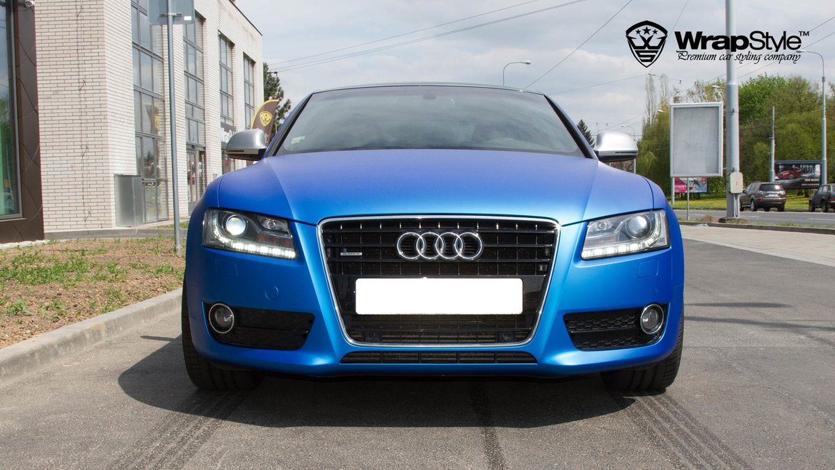 Audi A5 Coupe - Blue Metallic wrap - img 3