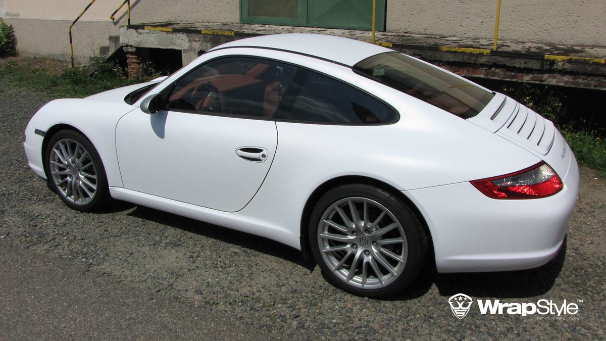 Porsche 911 Carrera - White Matt wrap - img 2