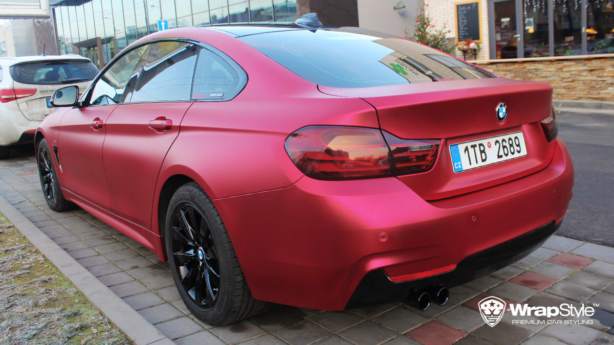 BMW 4 Grandcoupe - Red Cherry Chrome wrap - img 2