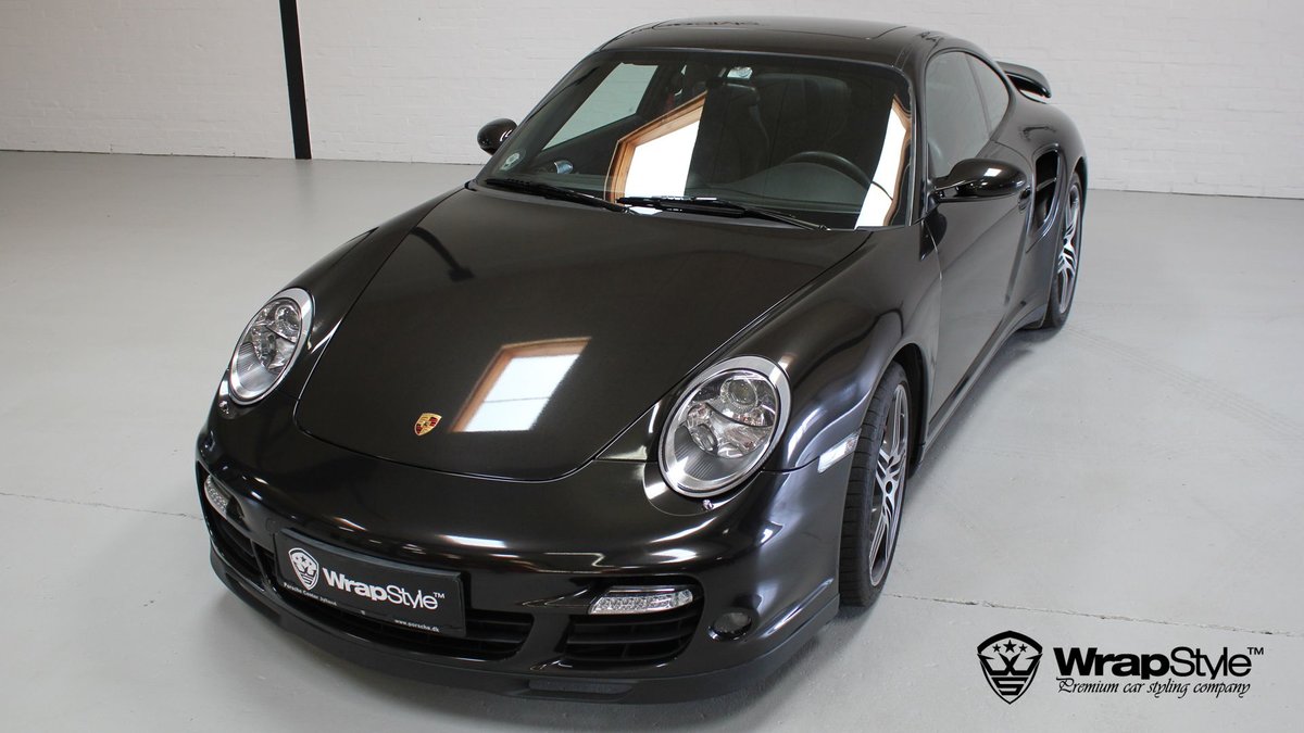 Porsche 911 - Black Metallic wrap - img 3