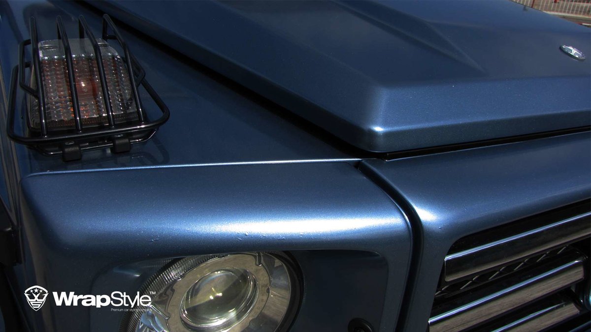 Mercedes G - Blue Metallic wrap - img 1
