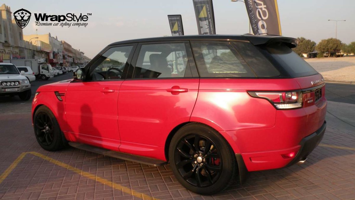 Renge Rover Sport - Red Gloss wrap - img 1