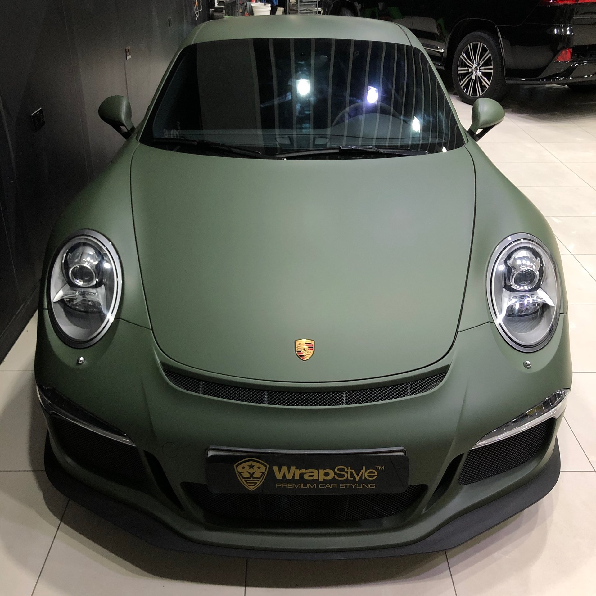 Porsche GT3 - Green Matt wrap