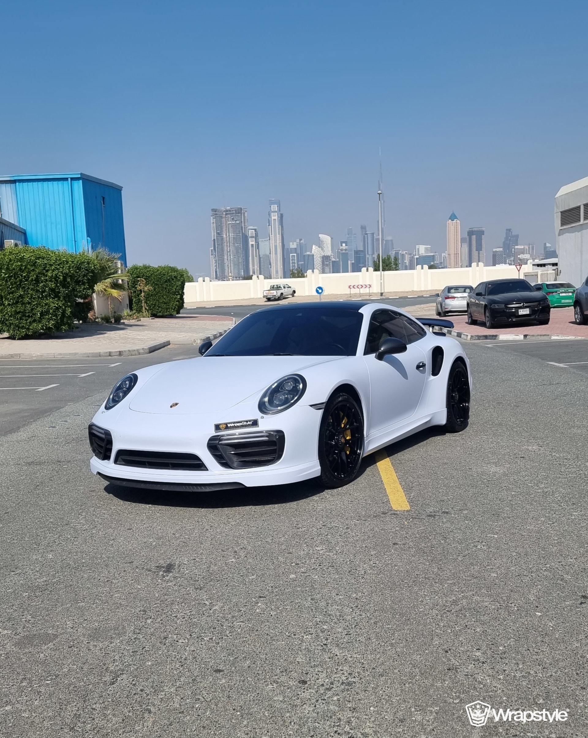 Porsche 911 - Matte White Wrap