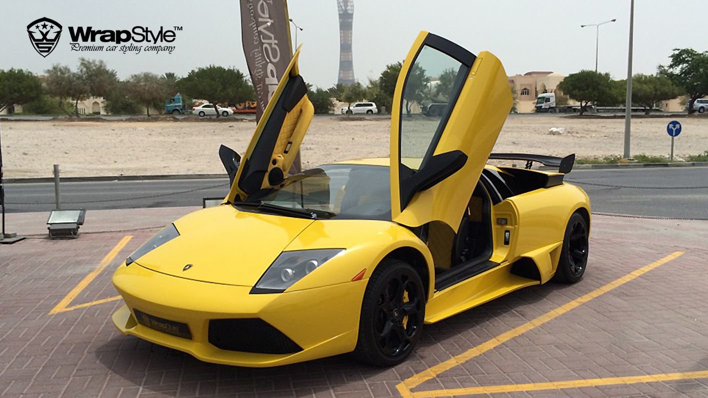 Lamborghini Murcielago - Yellow Gloss wrap | WrapStyle