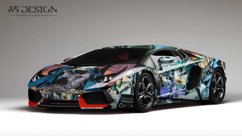 Lamborghini Aventador - Comics design