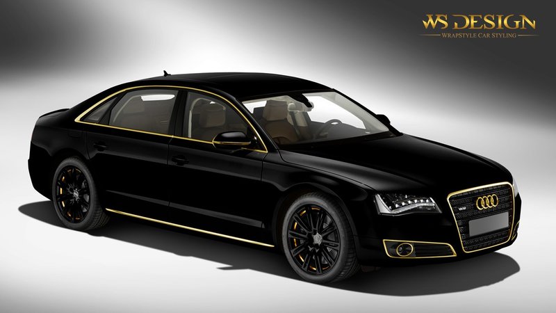 Audi A8 - Gold Detailing design