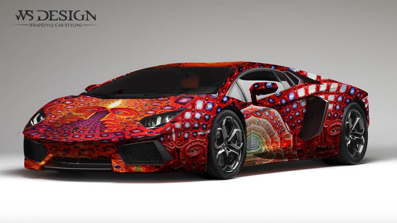 Lamborghini Aventador - Fractal Face design