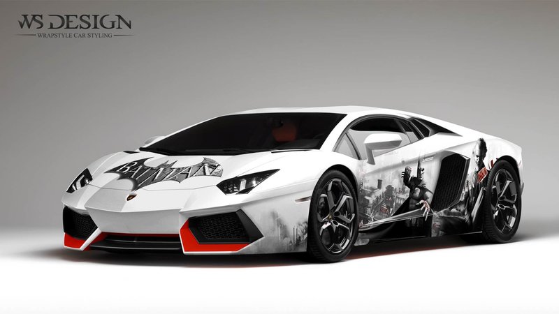 Lamborghini Aventador - Batman design