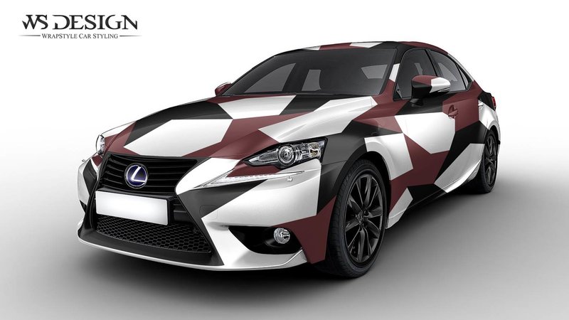 Lexus IS300h - Camo design