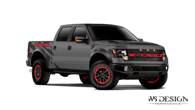 Ford Raptor - Half Camo design