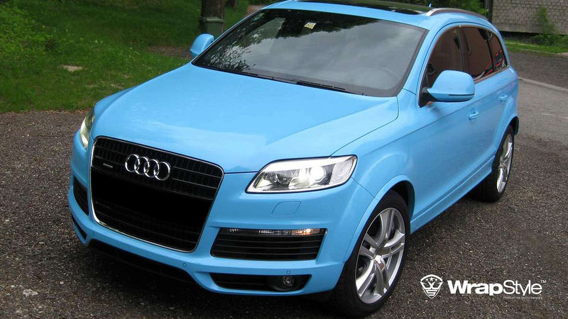 Audi Q7 - Sky Blue wrap - cover small