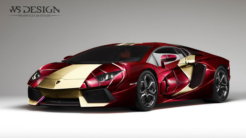 Lamborghini Aventador - Iron Man design