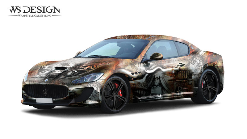 Maserati GranTurismo - Future Rust wrap