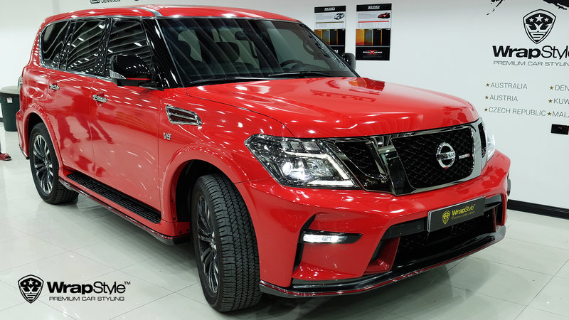 Nissan - Red Gloss wrap