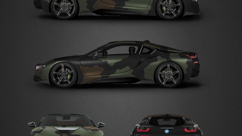 BMW i8 - Camouflage design