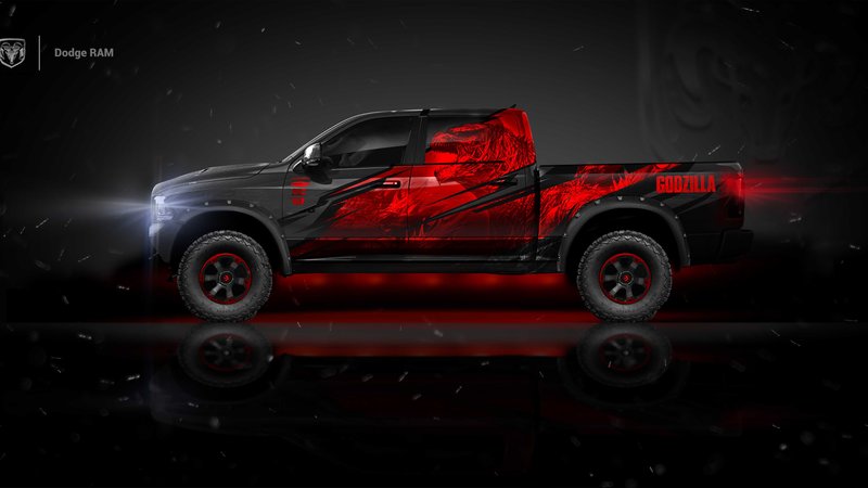 Dodge RAM - Godzilla design