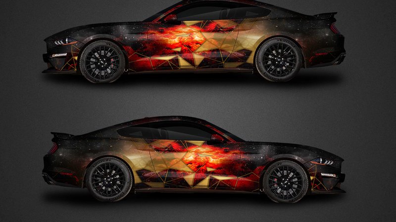 Ford Mustang - Triangle Galaxy design