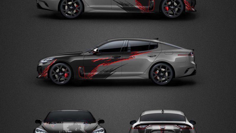 Kia Stinger - Brush Splat design