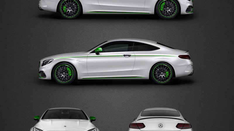 Mercedes C Coupe AMG - Detailing Green design