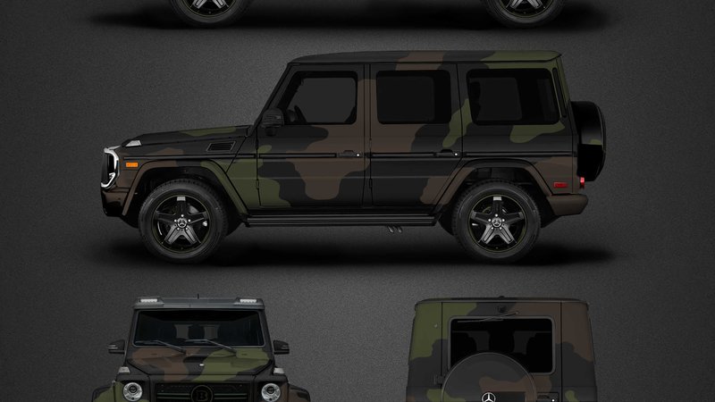 Mercedes G Vagon - Camouflage design