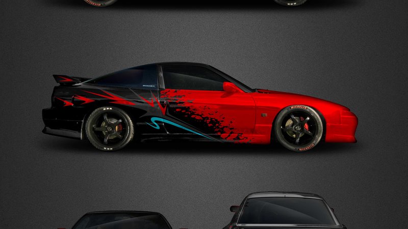 Nissan 200SX - Skyline Dragon design