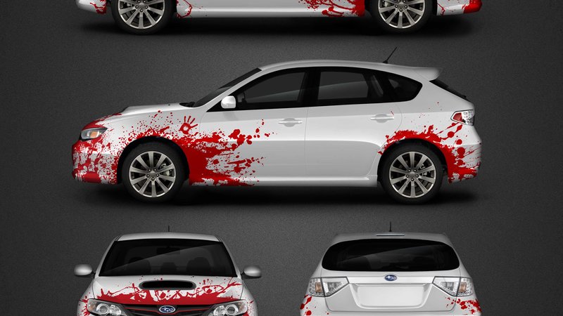 Subaru Impreza - Blood Splat