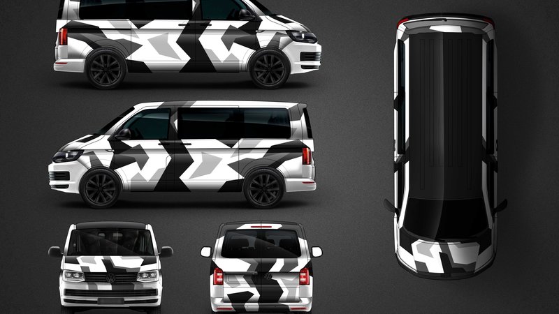 Volkswagen Transporter - Camouflage design