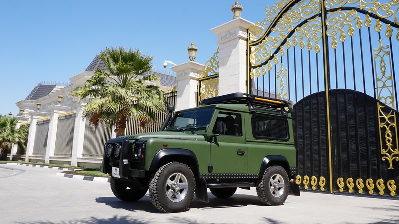 Land Rover Defender - Military Green wrap - cover small