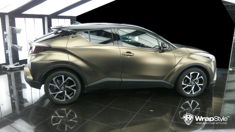 Toyota C-HR - Pearl Metal Coffee wrap - cover small