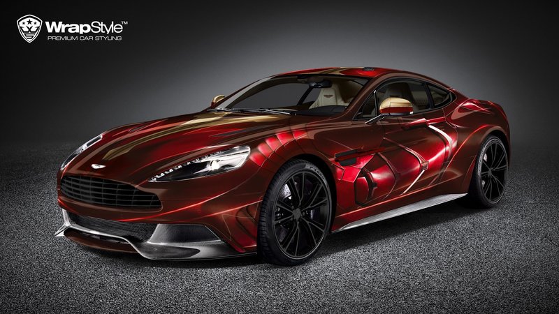 Aston Martin Vanquish - Iron Man design