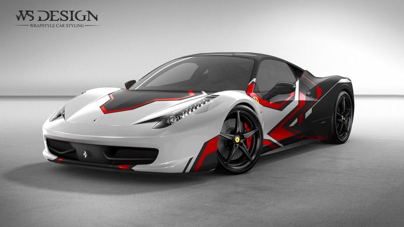 Ferrari 458 - Stripes design