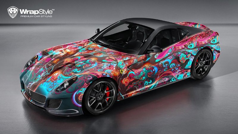 Ferrari 599 - Psychedelic design