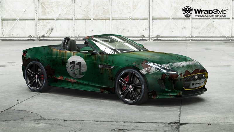 Jaguar F Type - Rusty Green Race design