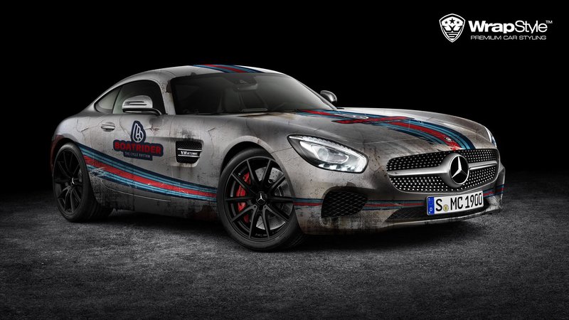 Mercedes AMG GTS - Martini design