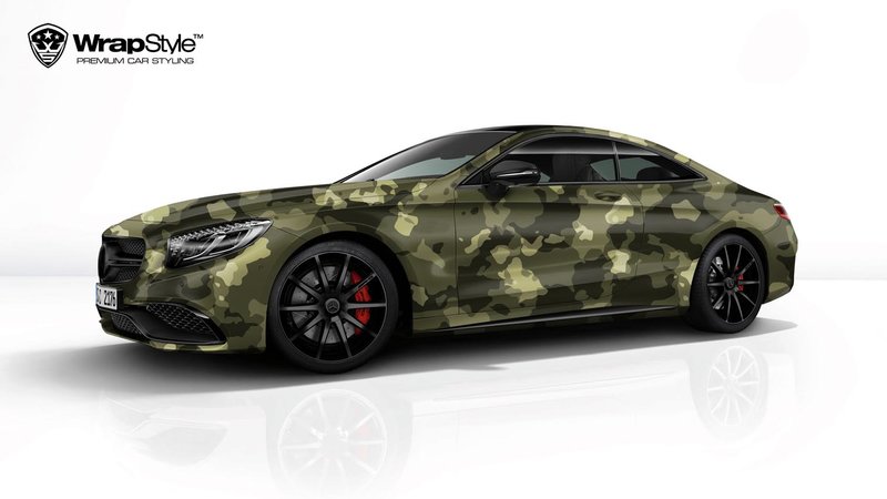 Mercedes S65 Coupe - Camo design