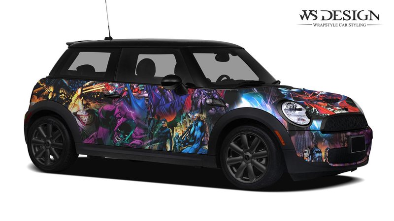 Mini Cooper - Justice League design