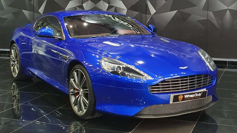 Aston Martin DB9 - Cosmic Blue wrap