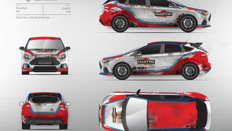 Ford Focus RS - Rusty Martini design