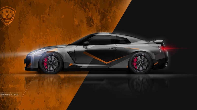 Nissan GTR - Hate Of Titans design