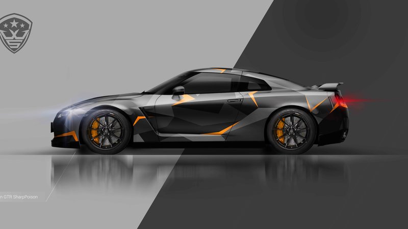 Nissan GTR - Sharp Poison design