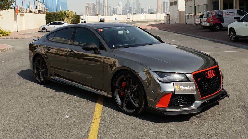 Audi RS5 - Grey Gloss wrap