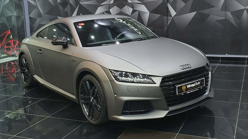 Audi TT - Grey Matt wrap