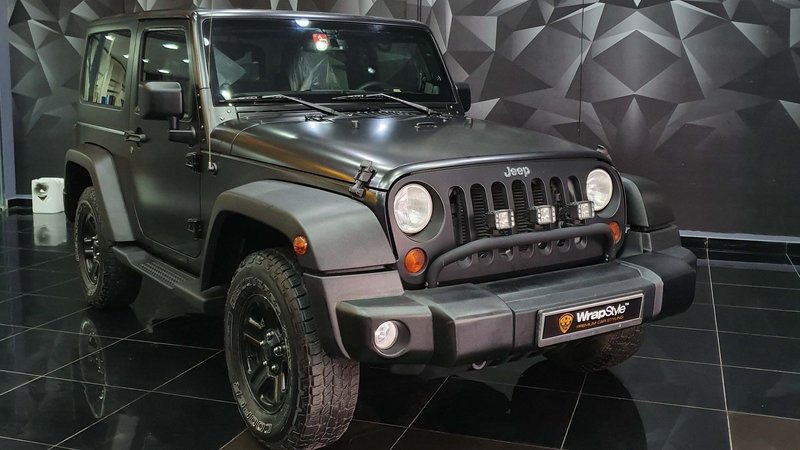 Jeep Wrangler - Black Satin wrap