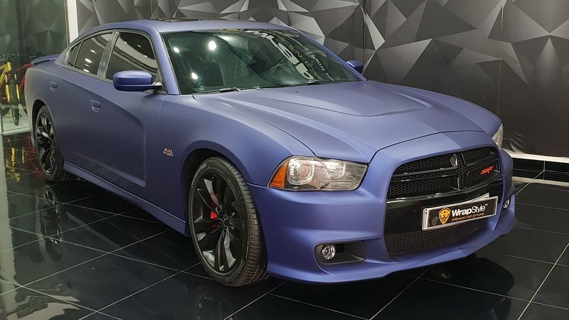 Dodge Charger - Purple Satin wrap - cover small