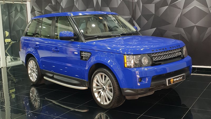 Range Rover Sport - Blue Gloss wrap