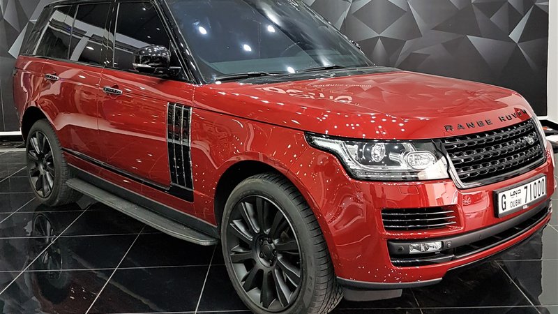 Range Rover Vogue - Red Gloss wrap