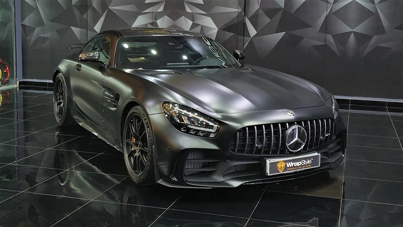 Mercedes AMG GT - Black Satin wrap