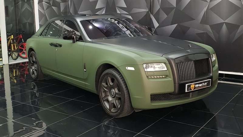 Rolls-Royce Ghost - Green Matt wrap